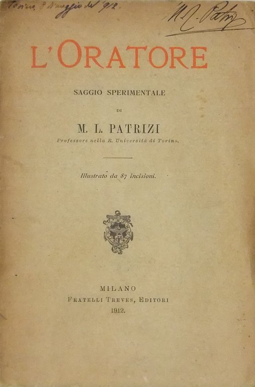 L'oratore. Saggio sperimentale. Illustrato da 87 incisioni | Immagine Gallery 2