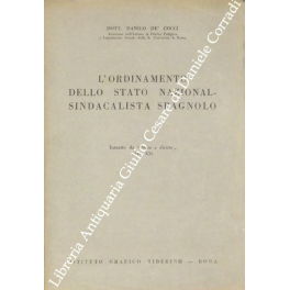 L'ordinamento dello stato nazionalsindacalista spagnolo | Immagine Gallery 1