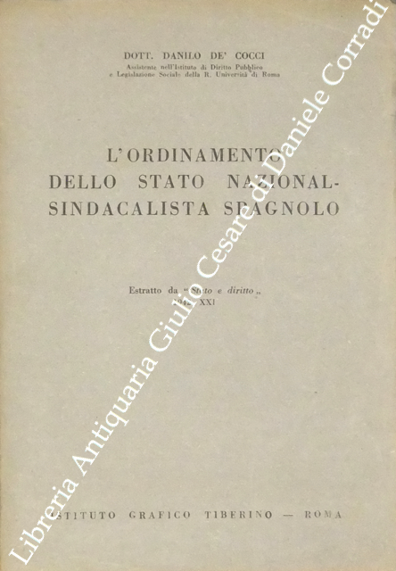 L'ordinamento dello stato nazionalsindacalista spagnolo | Immagine Gallery 2