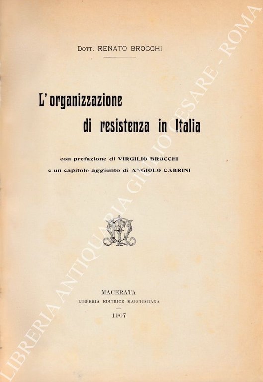 L'organizzazione di resistenza in Italia | Immagine Gallery 2