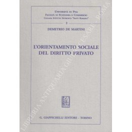 L'orientamento sociale del diritto privato