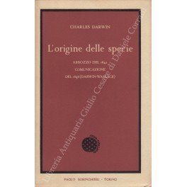 L'origine delle specie. Abbozzo del 1842. Comunicazione del 1858 (Darwin-Wallace)