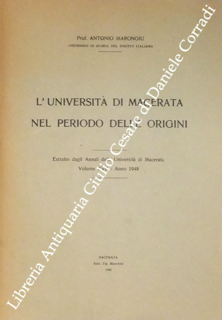 L'Università di Macerata nel periodo delle origini | Immagine Gallery 2