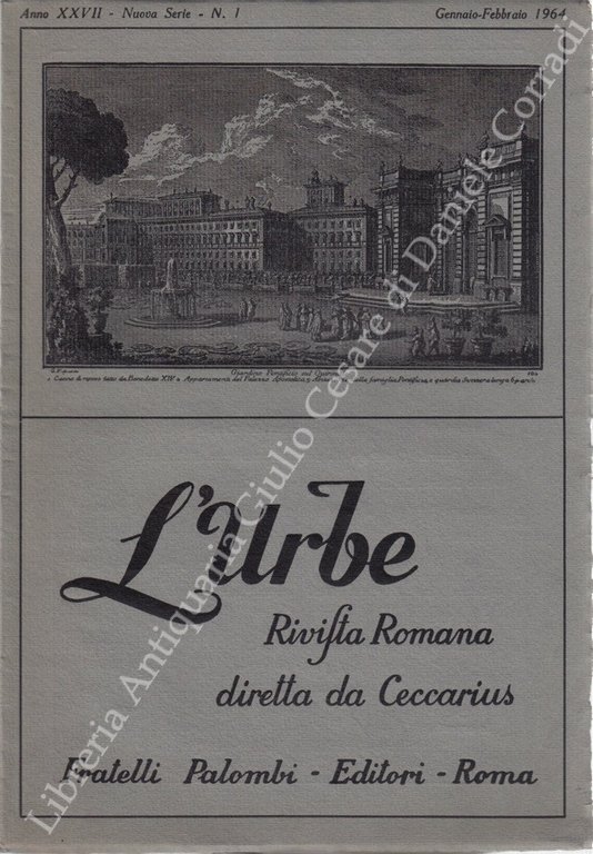 L'Urbe. Rivista romana. Fondata da Antonio Munoz, diretta da Ceccarius, … | Immagine Gallery 2