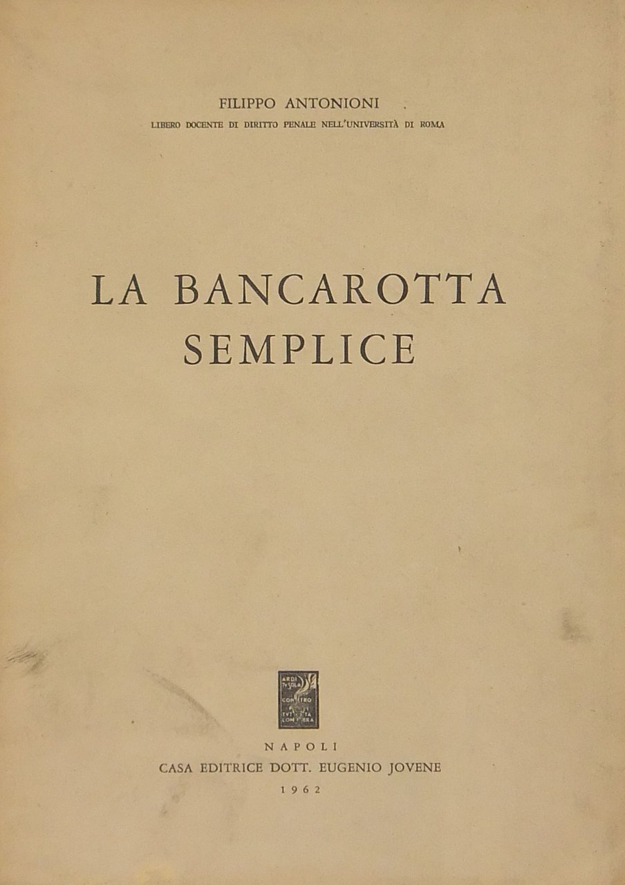 La bancarotta semplice | Immagine principale