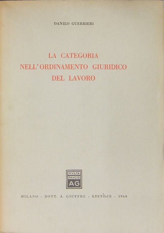 La categoria nell'ordinamento giuridico del lavoro | Immagine Gallery 2