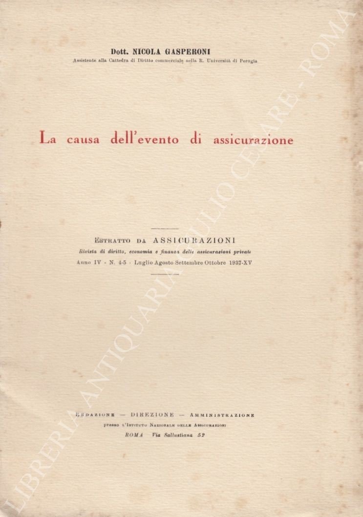 La causa dell'evento di assicurazione | Immagine principale