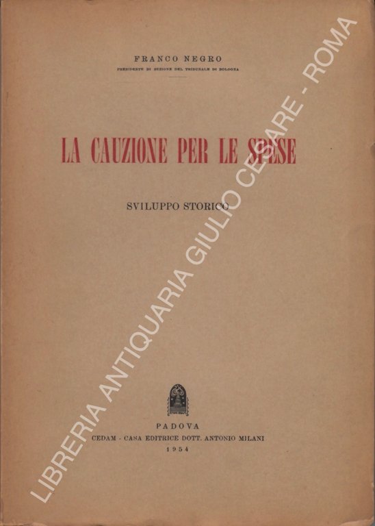 La cauzione per le spese. Sviluppo storico | Immagine Gallery 2