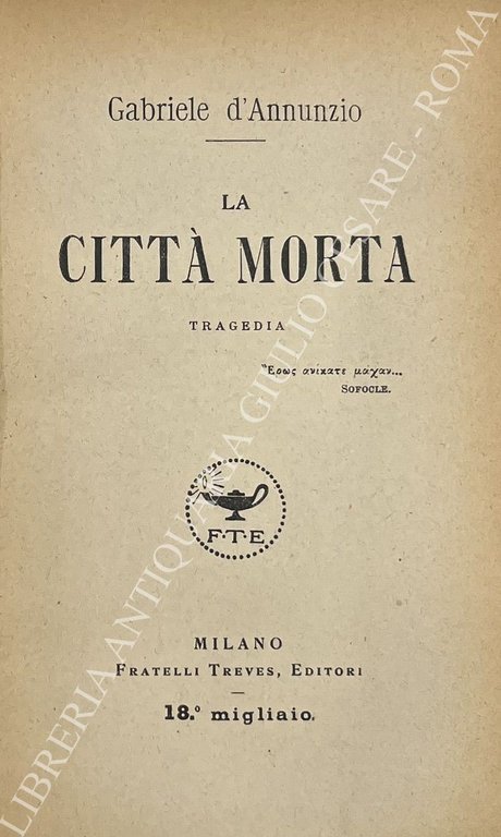 La cittˆ morta. Tragedia | Immagine Gallery 2