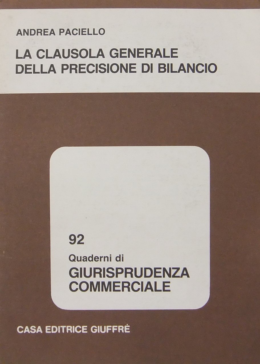 La clausola generale della precisione di bilancio | Immagine principale