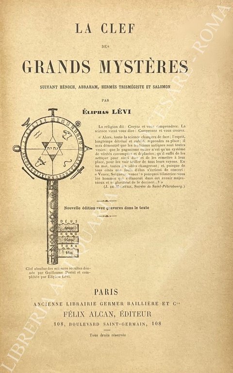 La clef des grands mysteres suivant Henoch, Abraham, Hermes Trismegiste … | Immagine Gallery 2