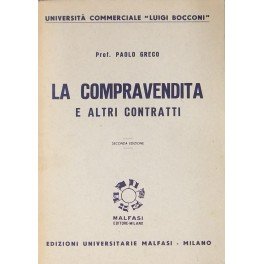 La compravendita e altri contratti