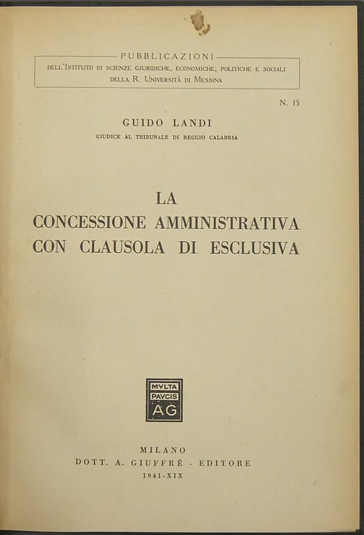 La concessione amministrativa con clausola di esclusiva | Immagine Gallery 2