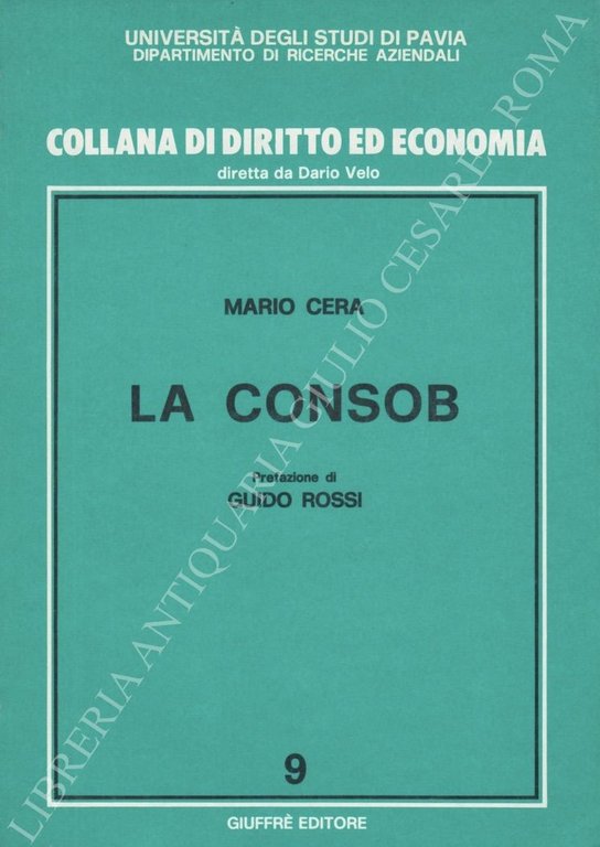 La consob. Prefazione di Guido Rossi | Immagine Gallery 2