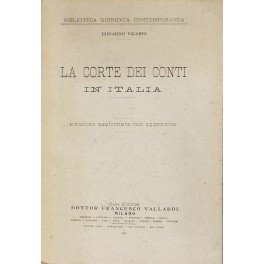 La Corte dei Conti in Italia. Edizione aggiornata con Appendice