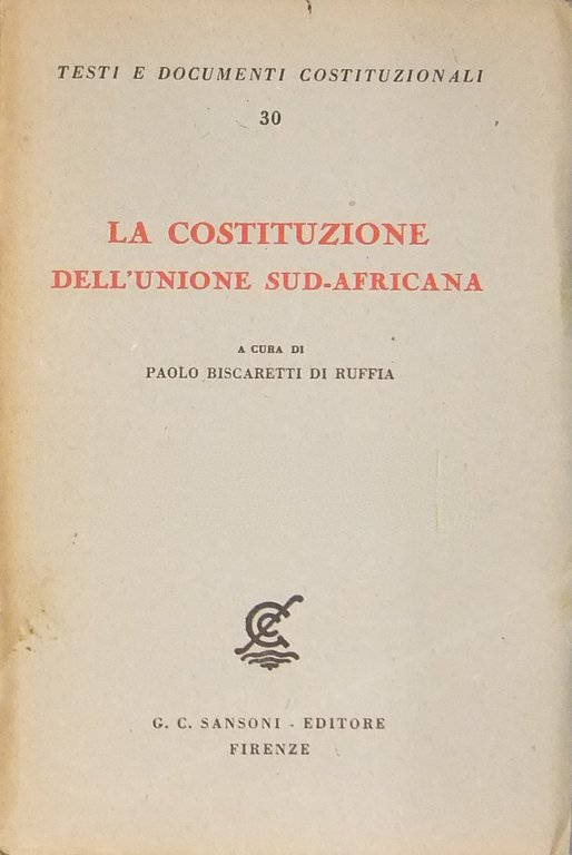 La Costituzione dell'Unione Sud-Africana | Immagine Gallery 2