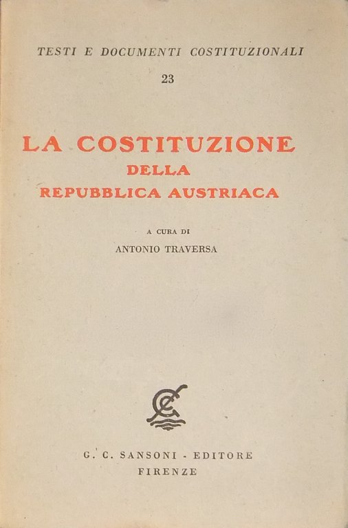 La Costituzione della Repubblica Austriaca | Immagine Gallery 2