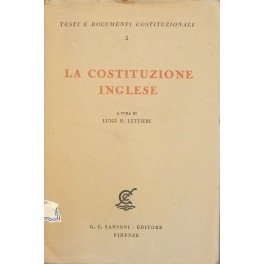La Costituzione inglese