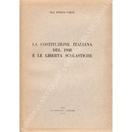 La Costituzione italiana del 1948 e le libertà scolastiche