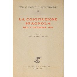 La Costituzione Spagnola del 9 dicembre 1931