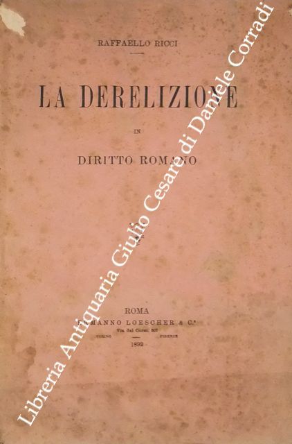La derelizione in diritto romano | Immagine Gallery 2
