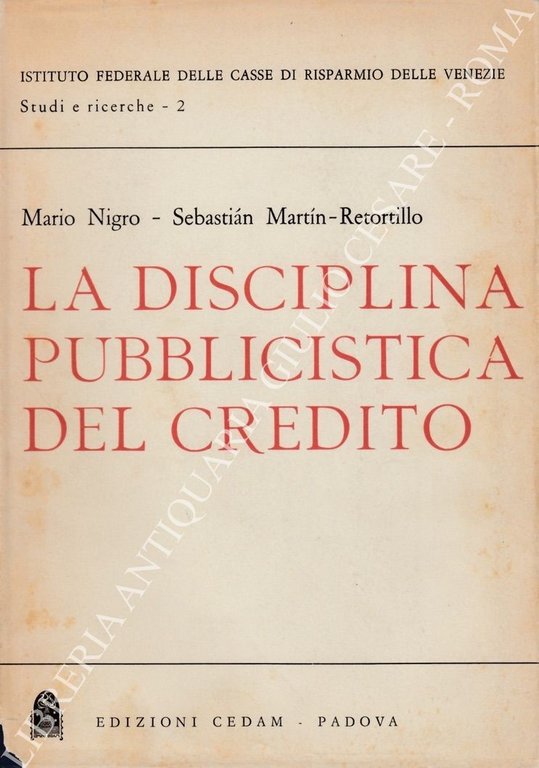 La disciplina pubblicistica del credito | Immagine Gallery 2