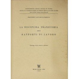 La disciplina transitoria dei rapporti di lavoro (Legge 14 luglio …