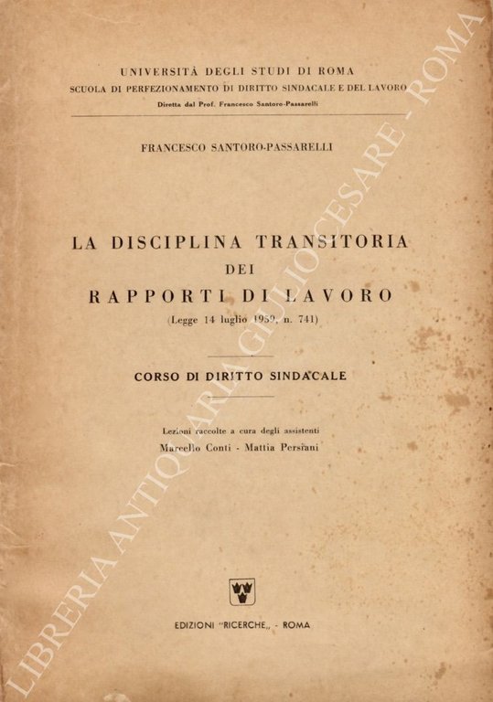 La disciplina transitoria dei rapporti di lavoro (Legge 14 luglio … | Immagine Gallery 2
