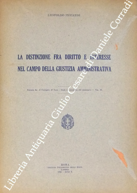 La distinzione fra diritto e interesse nel campo della giustizia … | Immagine Gallery 2