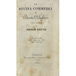 La divina commedia. con note di Paolo Costa