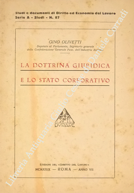 La dottrina giuridica e lo stato corporativo | Immagine Gallery 2
