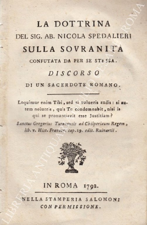 La dottrina sulla sovranità confutata da per se stessa. Discorso … | Immagine Gallery 2