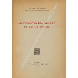 La filosofia del diritto di Julius Binder