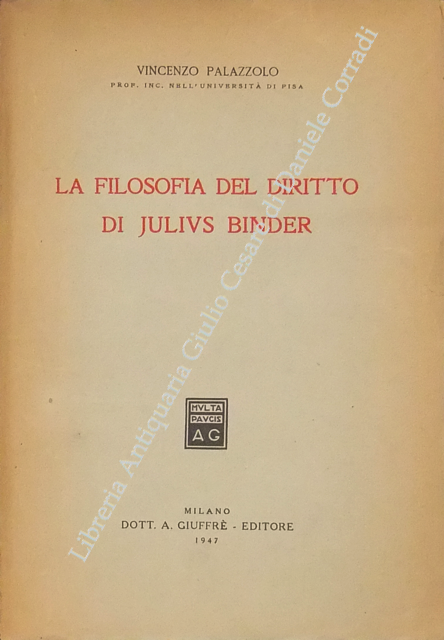 La filosofia del diritto di Julius Binder | Immagine Gallery 2