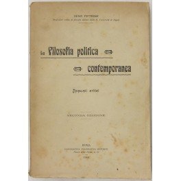 La filosofia politica contemporanea. Appunti critici | Immagine principale