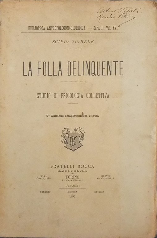 La folla delinquente. Studio di psicologia collettiva | Immagine Gallery 2