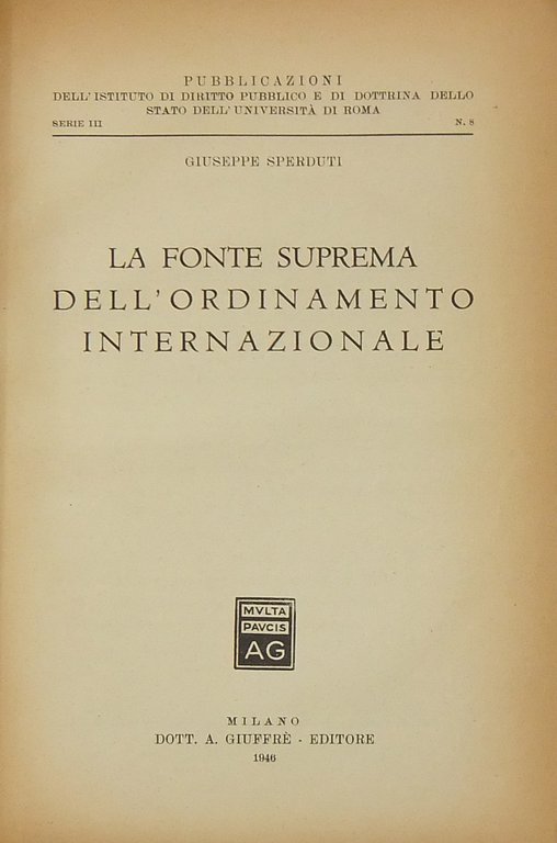 La fonte suprema dell'ordinamento internazionale | Immagine Gallery 2