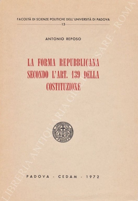 La forma repubblicana secondo l'art. 139 della Costituzione | Immagine Gallery 2