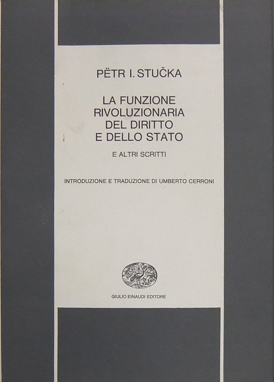 La funzione rivoluzionaria del diritto e dello Stato e altri … | Immagine principale
