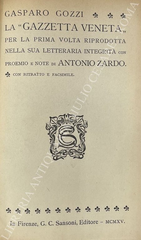 La "Gazzetta Veneta" per la prima volta riprodotta nella sua … | Immagine Gallery 2