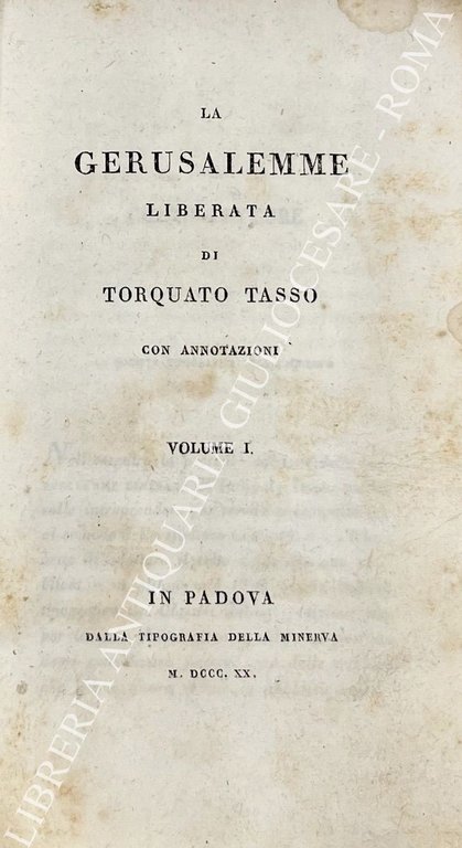 La Gerusalemme liberata con annotazioni | Immagine Gallery 2