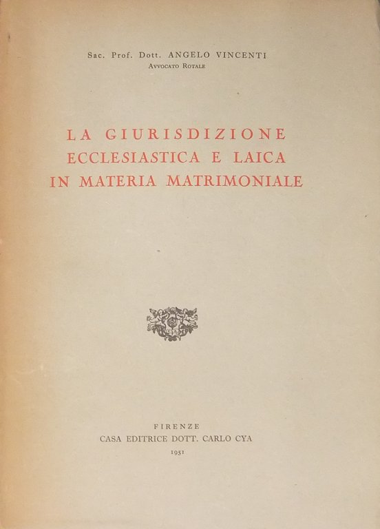 La giurisdizione ecclesiastica e laica in materia matrimoniale | Immagine Gallery 2