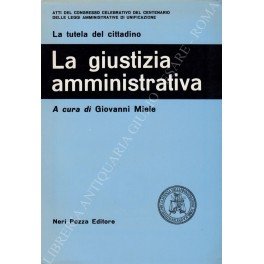 La giustizia amministrativa