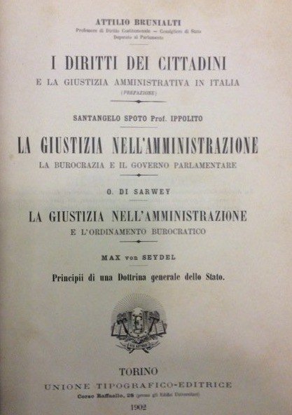 La giustizia nell'amministrazione. La burocrazia e il governo parlamentare (Santangelo … | Immagine Gallery 2