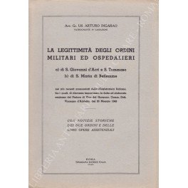 La legittimità degli ordini militari ed ospedalieri. A) di S. …