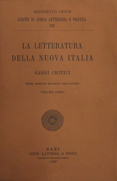La letteratura della nuova Italia. Saggi critici | Immagine Gallery 2