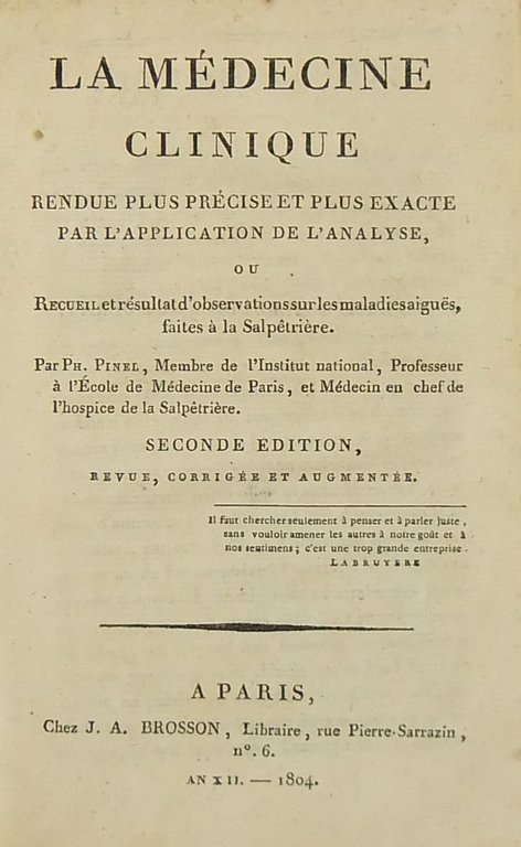 La medecine clinique rendue plus precise et plus exacte par … | Immagine Gallery 2