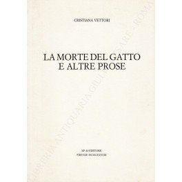 La morte del gatto e altre prose