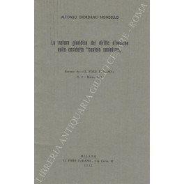 La natura giuridica del diritto d'opzione nella cosidetta cautela sociniana"