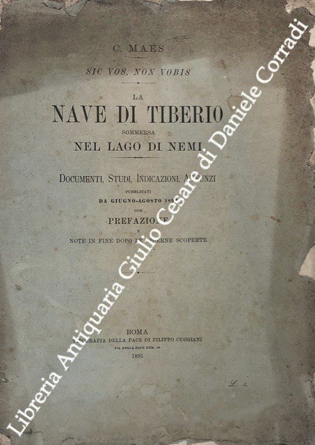 La nave di Tiberio sommersa nel lago di Nemi. Documenti, … | Immagine Gallery 2